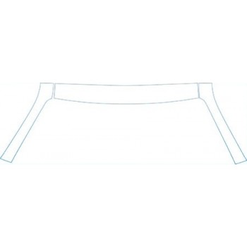 PAINT PROTECTION KIT - 2008 HONDA PILOT BASE ROOF A-PILLAR KIT - PRECUT PPF CLEAR BRA WRAP
