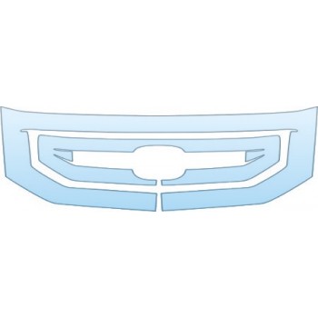 PAINT PROTECTION KIT - 2009 HONDA PILOT EX GRILLE KIT - PRECUT PPF CLEAR BRA WRAP