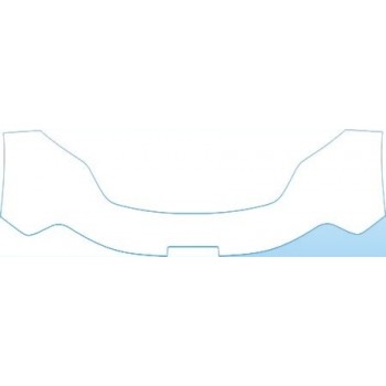 PAINT PROTECTION KIT - 2007 HONDA CR-V SEDAN BUMPER (PLATE CUT OUT) KIT - PRECUT PPF CLEAR BRA WRAP