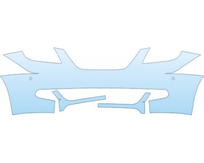 PAINT PROTECTION KIT - 2006 HONDA ODYSSEY BASE BUMPER WITH SENSORS KIT - PRECUT PPF CLEAR BRA WRAP