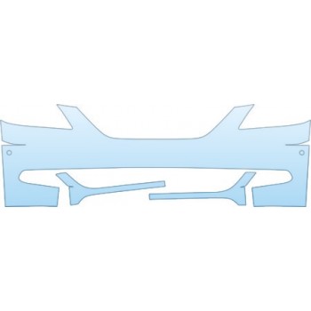 PAINT PROTECTION KIT - 2005 HONDA ODYSSEY BASE BUMPER WITH SENSORS KIT - PRECUT PPF CLEAR BRA WRAP