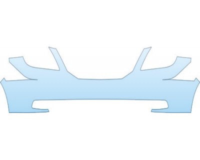 PAINT PROTECTION KIT - 2009 HONDA ODYSSEY LX UPPER BUMPER KIT - PRECUT PPF CLEAR BRA WRAP