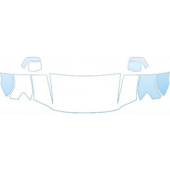 2006 HONDA RIDGELINE RT  Hood Fender Mirror With Reliefs Kit - PRECUT PPF CLEAR BRA WRAP