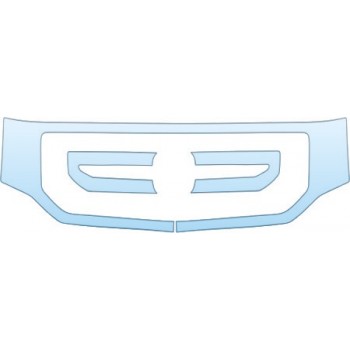 PAINT PROTECTION KIT - 2010 HONDA RIDGELINE RTS  GRILLE KIT - PRECUT PPF CLEAR BRA WRAP