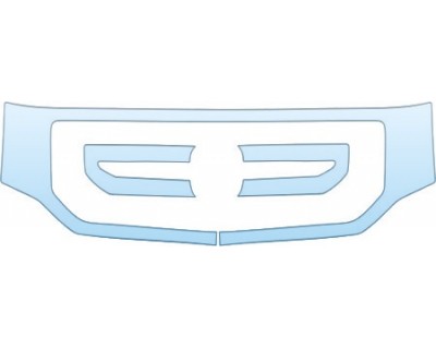 PAINT PROTECTION KIT - 2010 HONDA RIDGELINE RT  GRILLE KIT - PRECUT PPF CLEAR BRA WRAP