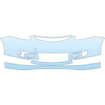 PAINT PROTECTION KIT - 2007 HONDA FIT SPORT BUMPER KIT - PRECUT PPF CLEAR BRA WRAP