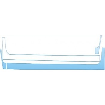 PAINT PROTECTION KIT - 2013 HONDA FIT BASE  ROCKERS WITH MUD FLAPS KIT - PRECUT PPF CLEAR BRA WRAP