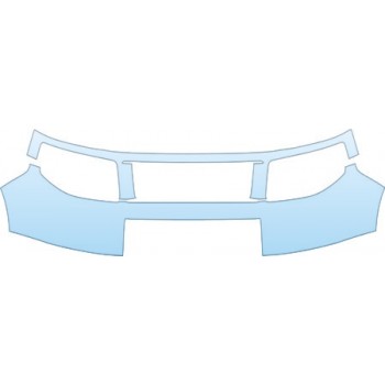 PAINT PROTECTION KIT - 2008 HONDA ELEMENT SC UPPER BUMPER KIT - PRECUT PPF CLEAR BRA WRAP