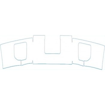 PAINT PROTECTION KIT - 2008 HONDA ELEMENT SC LOWER BUMPER (PLATE CUT OUT) KIT - PRECUT PPF CLEAR BRA WRAP