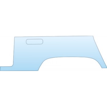 PAINT PROTECTION KIT - 2002 HUMMER H2 PASSENGER REAR FENDER KIT - PRECUT PPF CLEAR BRA WRAP