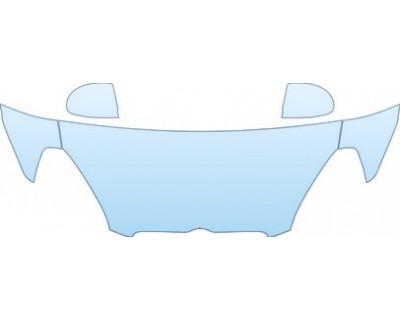 2007 HYUNDAI ACCENT GLS  Hood Fender Mirror Kit - PRECUT PPF CLEAR BRA WRAP