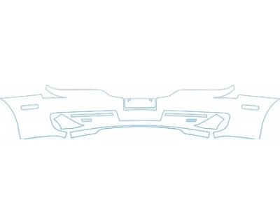 PAINT PROTECTION KIT - 2006 HYUNDAI ELANTRA SEDAN BUMPER KIT - PRECUT PPF CLEAR BRA WRAP