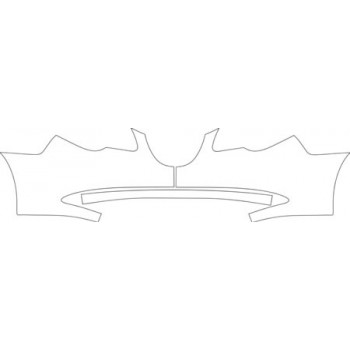 2010 HYUNDAI ELANTRA GLS  Bumper With Plate Cut Out Kit