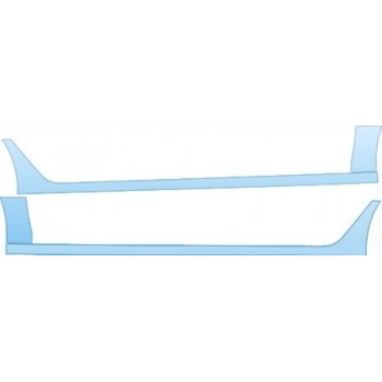 PAINT PROTECTION KIT - 2009 HYUNDAI ELANTRA SE ROCKERS KIT - PRECUT PPF CLEAR BRA WRAP
