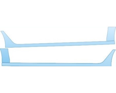 PAINT PROTECTION KIT - 2009 HYUNDAI ELANTRA GLS ROCKERS KIT - PRECUT PPF CLEAR BRA WRAP