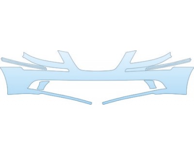 PAINT PROTECTION KIT - 2010 HYUNDAI SONATA LIMITED  BUMPER(30 INCH) KIT - PRECUT PPF CLEAR BRA WRAP