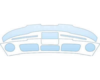 PAINT PROTECTION KIT - 2003 HYUNDAI XG350 BUMPER - PRECUT PPF CLEAR BRA WRAP