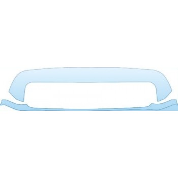 PAINT PROTECTION KIT - 2001 HYUNDAI SANTA FE GRILLE KIT - PRECUT PPF CLEAR BRA WRAP