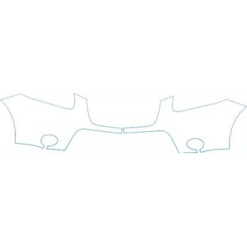 PAINT PROTECTION KIT - 2009 HYUNDAI SANTA FE SE BUMPER KIT - PRECUT PPF CLEAR BRA WRAP