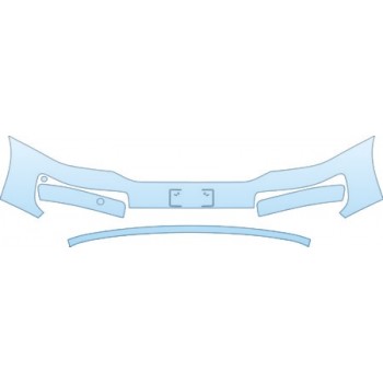 PAINT PROTECTION KIT - 2009 HYUNDAI ENTOURAGE LIMITED BUMPER KIT - PRECUT PPF CLEAR BRA WRAP