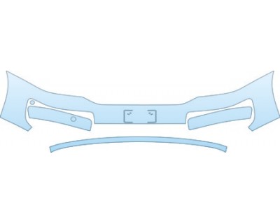 PAINT PROTECTION KIT - 2009 HYUNDAI ENTOURAGE GLS BUMPER KIT - PRECUT PPF CLEAR BRA WRAP
