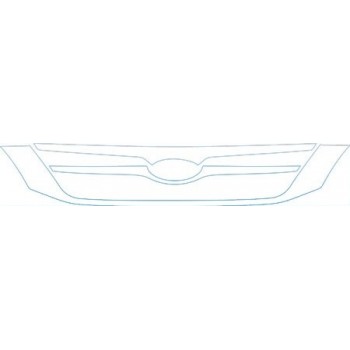 PAINT PROTECTION KIT - 2009 HYUNDAI ENTOURAGE LIMITED GRILLE KIT - PRECUT PPF CLEAR BRA WRAP