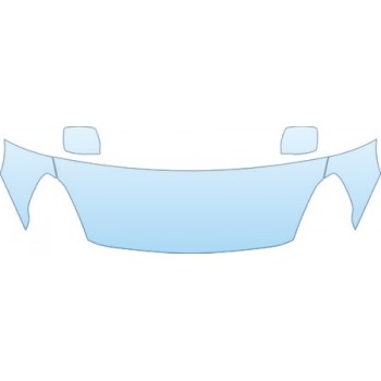 2009 HYUNDAI ENTOURAGE LIMITED  Hood Fender Mirror Kit - PRECUT PPF CLEAR BRA WRAP