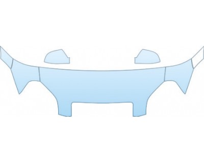 2006 HYUNDAI TUCSON LIMITED  Hood Fender Mirror Kit - PRECUT PPF CLEAR BRA WRAP