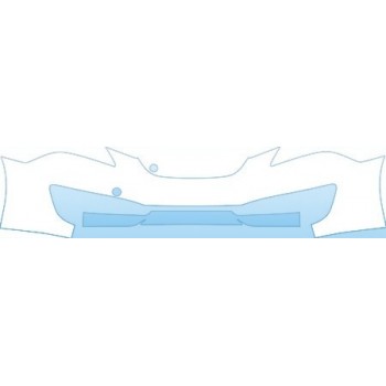 PAINT PROTECTION KIT - 2010 HYUNDAI GENESIS SEDAN 3.8 BUMPER KIT - PRECUT PPF CLEAR BRA WRAP