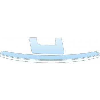 PAINT PROTECTION KIT - 2004 AUDI A8 REAR BUMPER- GAS DOOR SURROUND - PRECUT PPF CLEAR BRA WRAP