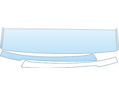 PAINT PROTECTION KIT - 2004 AUDI A8 ROOF- A-PILLAR. - PRECUT PPF CLEAR BRA WRAP
