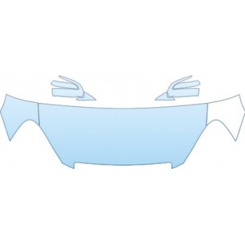 2005 INFINITI Q45 SEDAN  Hood Fender Mirror Kit - PRECUT PPF CLEAR BRA WRAP