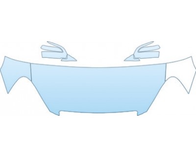 2005 INFINITI Q45 SEDAN  Hood Fender Mirror Kit - PRECUT PPF CLEAR BRA WRAP
