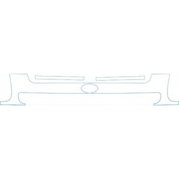 PAINT PROTECTION KIT - 2000 INFINITI QX4 GRILLE KIT - PRECUT PPF CLEAR BRA WRAP