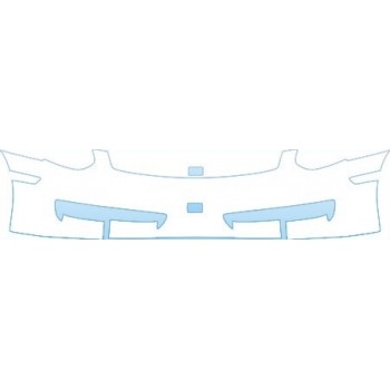 PAINT PROTECTION KIT - 2007 INFINITI G35 COUPE BASE BUMPER KIT - PRECUT PPF CLEAR BRA WRAP