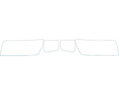 PAINT PROTECTION KIT - 2007 INFINITI QX56 X HEADLIGHTS KIT - PRECUT PPF CLEAR BRA WRAP