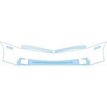 PAINT PROTECTION KIT - 2004 INFINITI M45 BUMPER - PRECUT PPF CLEAR BRA WRAP
