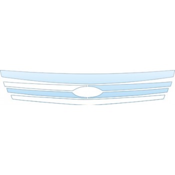 PAINT PROTECTION KIT - 2003 INFINITI M35 GRILLE - PRECUT PPF CLEAR BRA WRAP