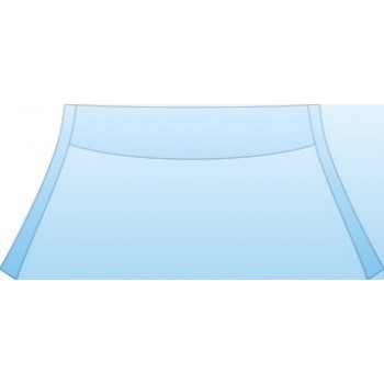 PAINT PROTECTION KIT - 2010 INFINITI M45 BASE  ROOF A-PILLAR KIT - PRECUT PPF CLEAR BRA WRAP
