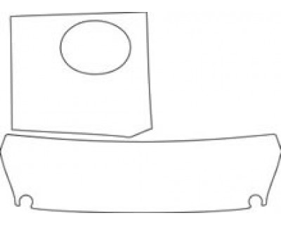 2001 JAGUAR S-TYPE  Rear Bumper Deck With Sonar Gas Kit