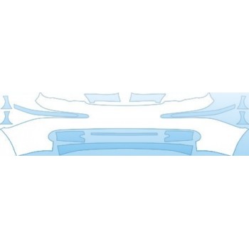 PAINT PROTECTION KIT - 2004 JAGUAR XJR BUMPER. KIT - PRECUT PPF CLEAR BRA WRAP