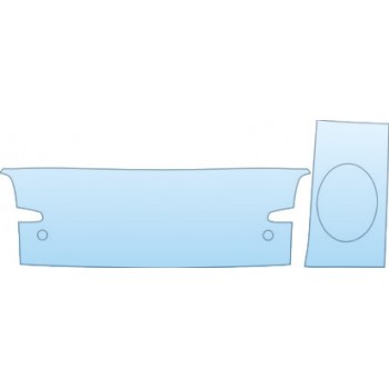 PAINT PROTECTION KIT - 2004 JAGUAR XJ8 REAR BUMPER DECK WITH SENSORS GAS DOOR SURROUND KIT - PRECUT PPF CLEAR BRA WRAP