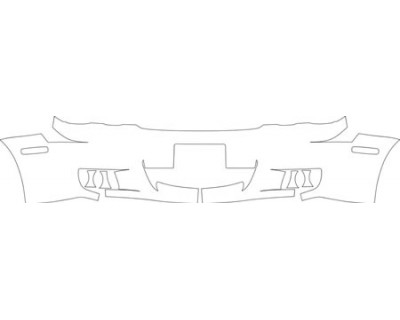 2010 JAGUAR XJ XJR  Bumper With Plate Cut Out Kit