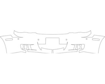 2010 JAGUAR XJ XJR  Bumper With Sensors And Plate Cut Out Kit