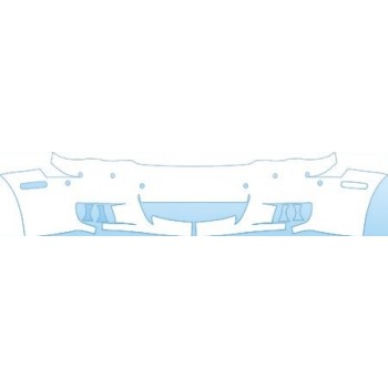 PAINT PROTECTION KIT - 2008 JAGUAR XJ XJR BUMPER WITH WASHERS AND SENSORS KIT - PRECUT PPF CLEAR BRA WRAP