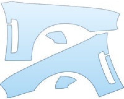 PAINT PROTECTION KIT - 2008 JAGUAR XJ XJR FULL FENDERS MIRRORS KIT - PRECUT PPF CLEAR BRA WRAP