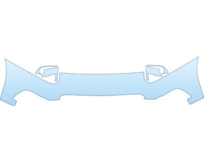 PAINT PROTECTION KIT - 2007 JAGUAR XKR COUPE UPPER BUMPER KIT - PRECUT PPF CLEAR BRA WRAP