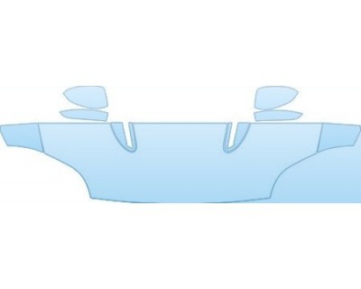 2007 JAGUAR XKR COUPE  Hood Fender Mirror Kit - PRECUT PPF CLEAR BRA WRAP