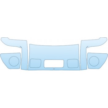 PAINT PROTECTION KIT - 2002 JEEP LIBERTY BUMPER KIT - PRECUT PPF CLEAR BRA WRAP