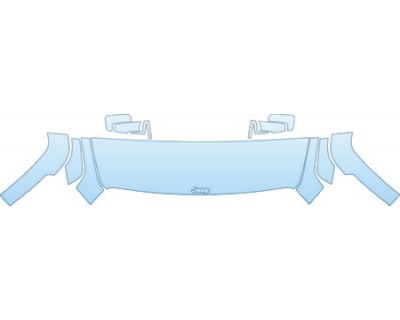 2007 JEEP COMMANDER LIMITED  Hood Fender Mirror Kit - PRECUT PPF CLEAR BRA WRAP